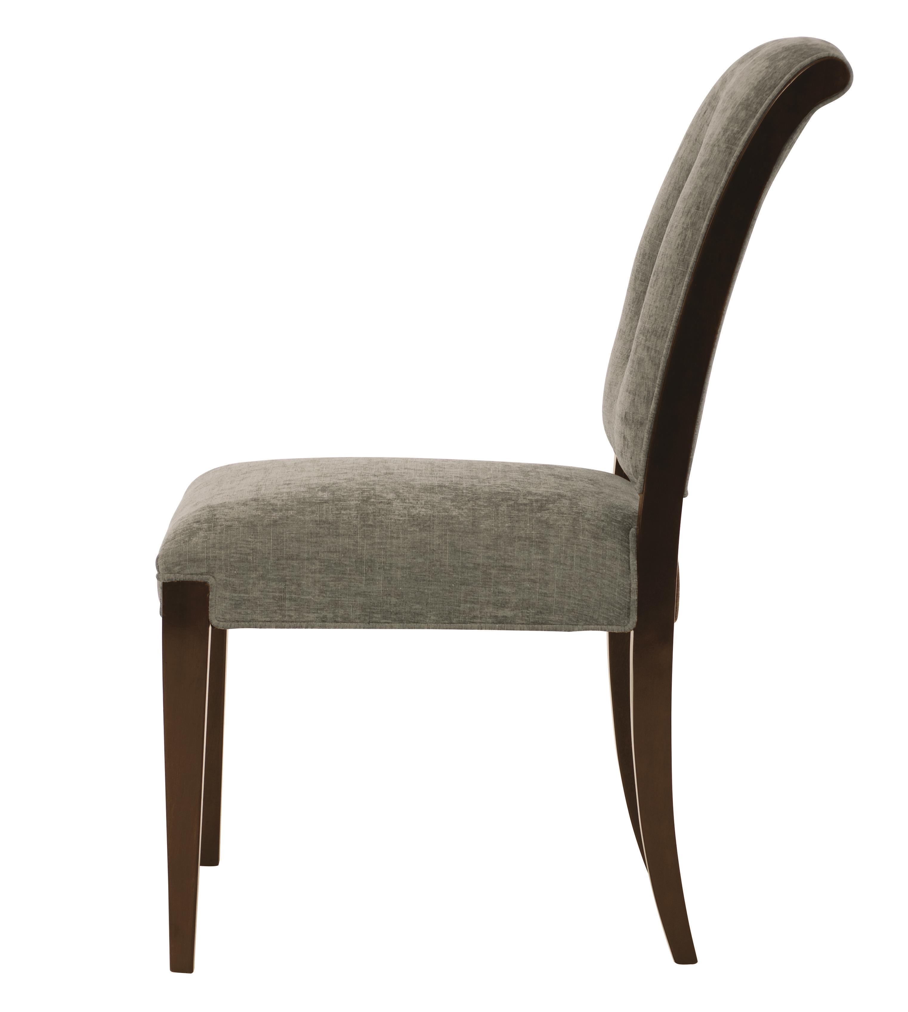 Bernhardt Miramont 360565 Upholstered Dining Side Chair with Open Wood